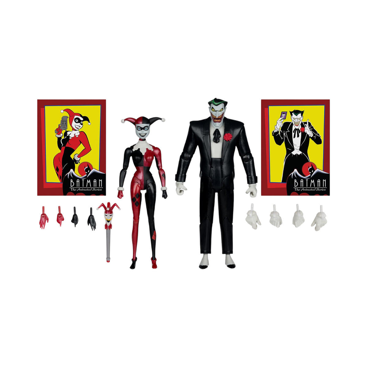 Harley Quinn & The Joker Pack Figura de Acción Batman The Animated Series DC Direct Mcfarlane 16 Cm