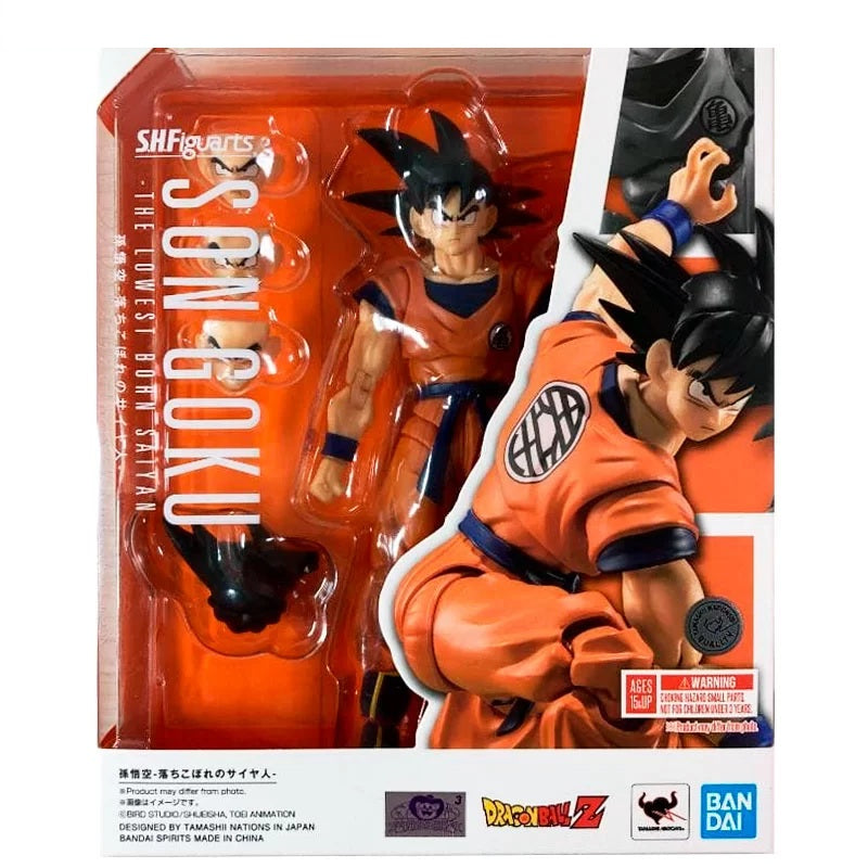 Son Goku The Lowest Born Saiyan Figura De Acción Dragon Ball SH Figuarts Bandai 15 Cm