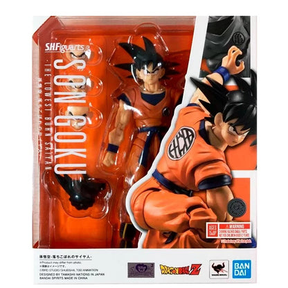 Son Goku The Lowest Born Saiyan Figura De Acción Dragon Ball SH Figuarts Bandai 15 Cm