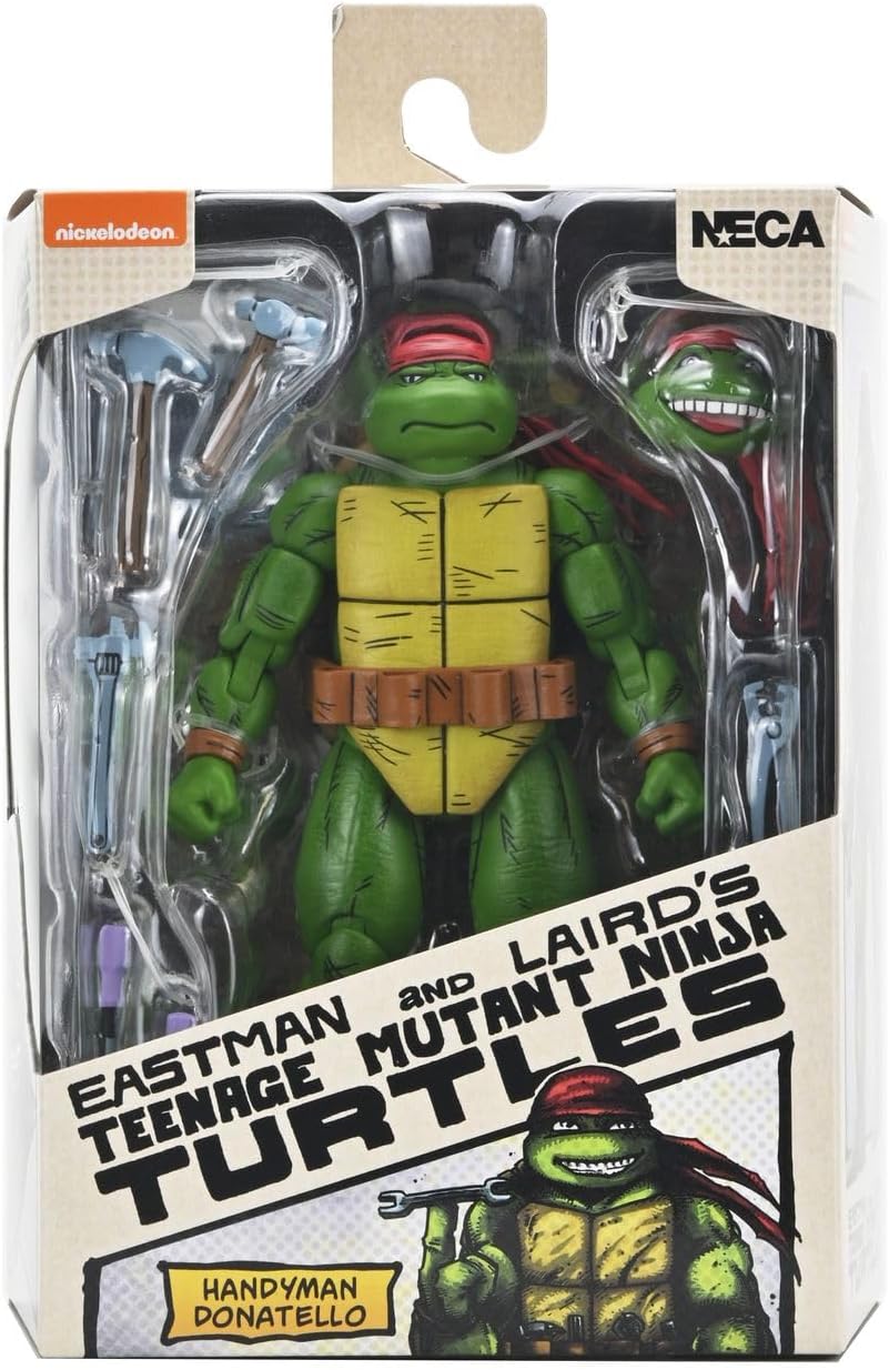 Handyman Donatello Figura de Acción Eastman and Lairds Teenage Mutant Turtles Mirage TMNT Neca 16 cm