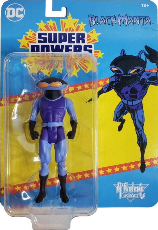 Black Manta Figura De Acción Super Powers Vintage Dc Mcfarlane Toys 12 Cm