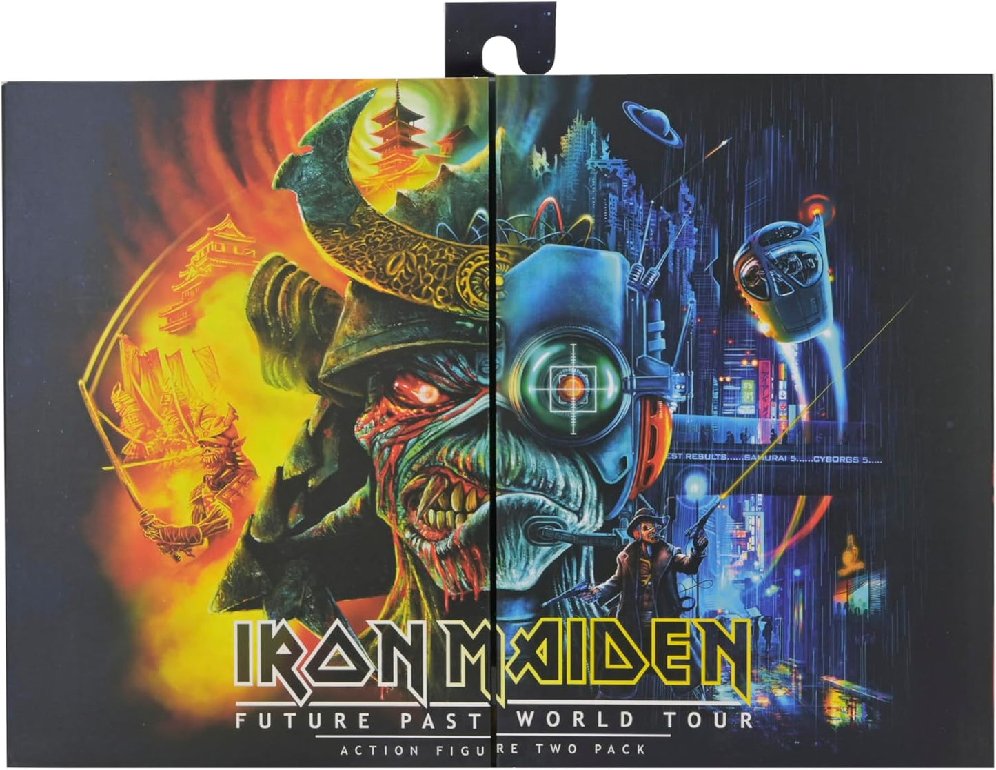 Senjutsu Eddie And Somewhere In Time Pack Figura De Acción Iron Maiden Future Past World Tour Neca 18 Cm