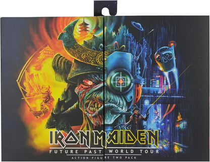 Senjutsu Eddie And Somewhere In Time Pack Figura De Acción Iron Maiden Future Past World Tour Neca 18 Cm