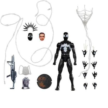 Symbiote Spiderman Figura de Acción Maximum Series Marvel Legends 16 Cm