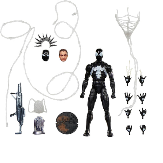 Symbiote Spiderman Figura de Acción Maximum Series Marvel Legends 16 Cm