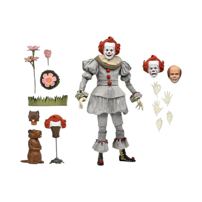 Bob Gray Pennywise Figura De Acción Welcome To Derry Neca Ultimate 19 Cm