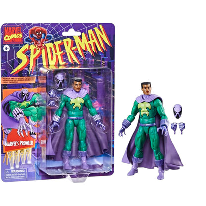 Prowler Figura De Accion Spderman Animated Series Marvel Legends 16 Cm