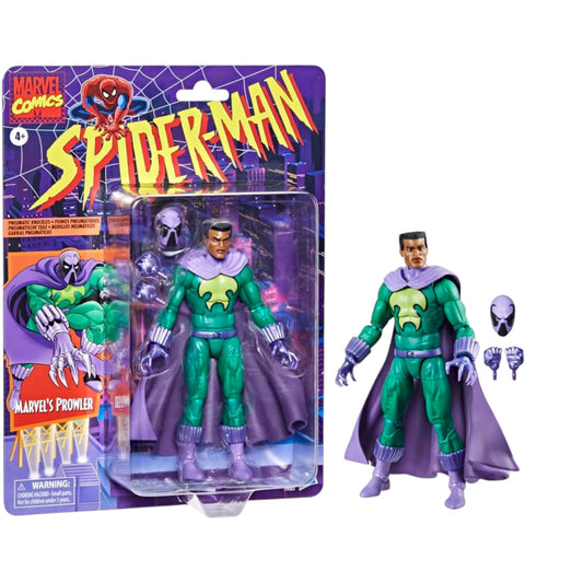 Prowler Figura De Accion Spderman Animated Series Marvel Legends 16 Cm