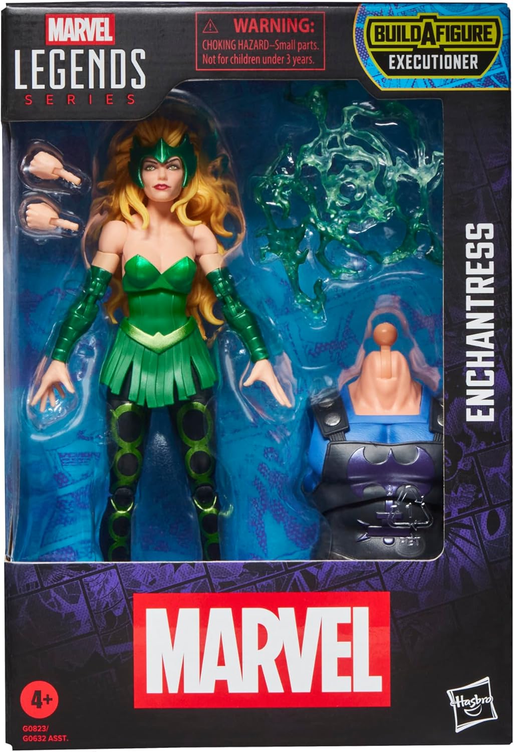 Enchantress Figura de Acción Avengers Thor Marvel Legends 16cm BAF Executioner