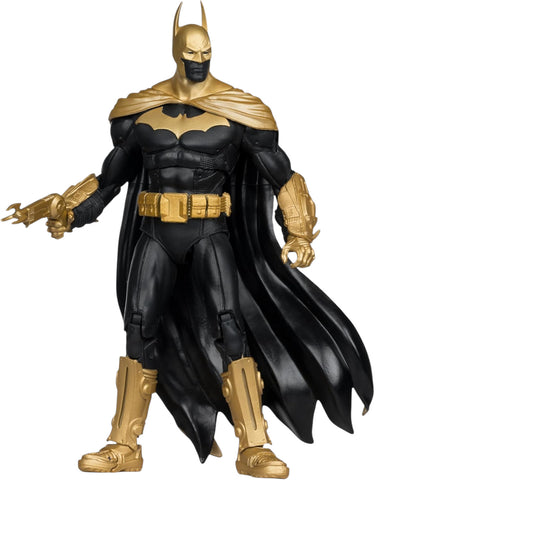 Batman Knightmare Edition Gold Label Figura de Acción Batman Arkham City Dc Mcfarlane Toys 18 Cm