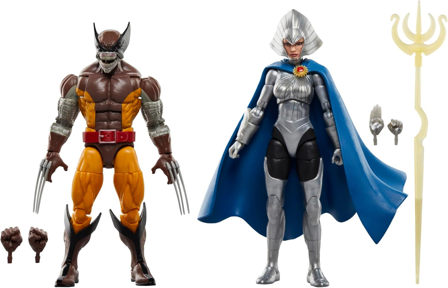 Wolverine Vs Lilandra Neramani Figura de Acción X Men Marvel Legends 15 Cm