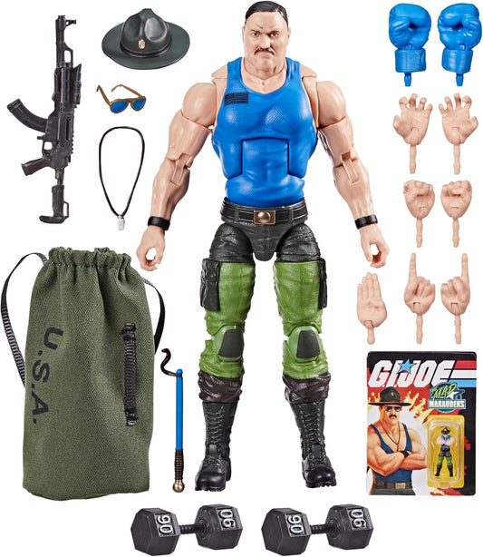 Sgt Slaughter Soldier Figura De Acción Mad Marauders GI Joe 129 Classified Hasbro 16 cm
