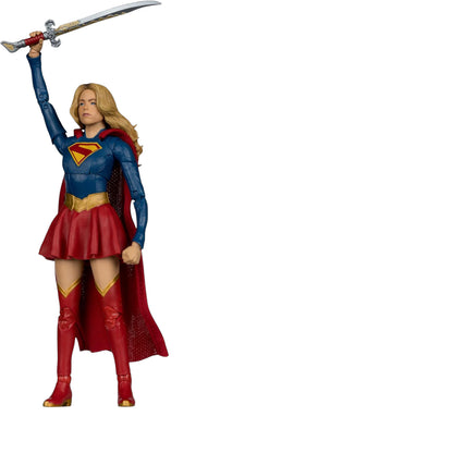 Supergirl & Puppy Krypto Figura de Accion Supergirl Theatrical Movie DC Mcfarlane 17 Cm
