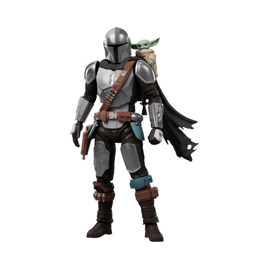 Mandalorian & Grogu Figura de Accion Star Wars Model Kit Blokees Champion Class 15 Cm