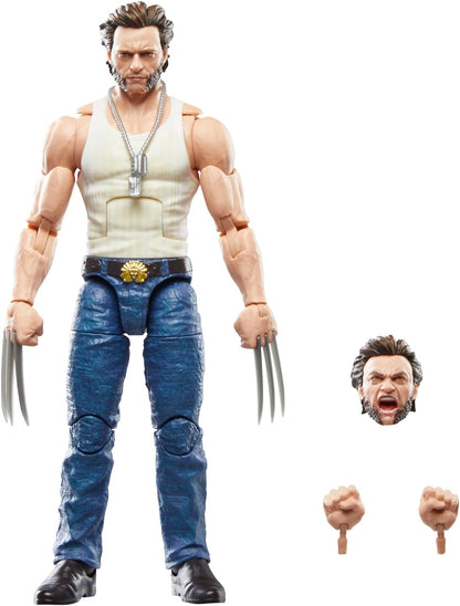 Logan Wolverine Figura de Acción Deadpool Legacy UCM Marvel Legends Hasbro 16 Cm