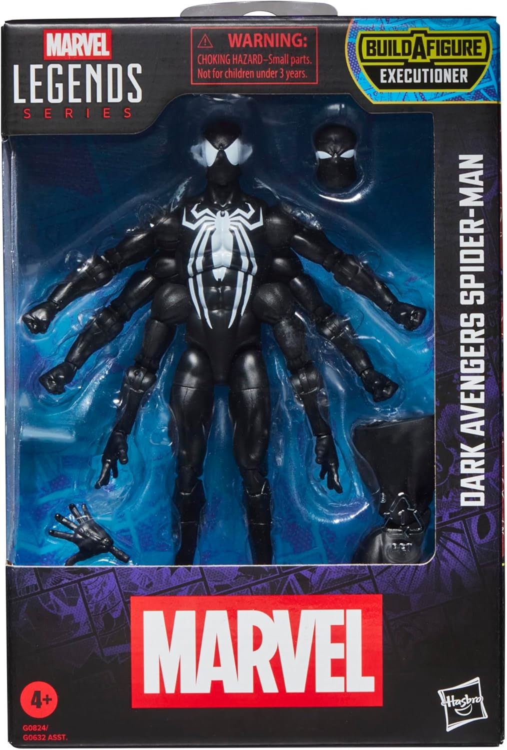 Dark Avengers Spiderman Figura de Acción Dark Avengers Marvel Legends 16cm BAF Executioner