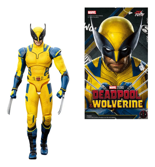 Wolverine Figura de Acción Deadpool & Wolverine Marvel ZD Toys 18 Cm
