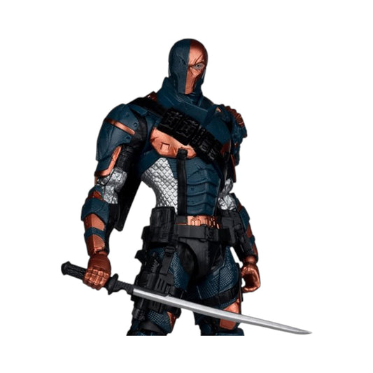 Deathstroke Figura De Acción Batman Arkham Origins Dc Multiverse Mcfarlane Toys 18 cm