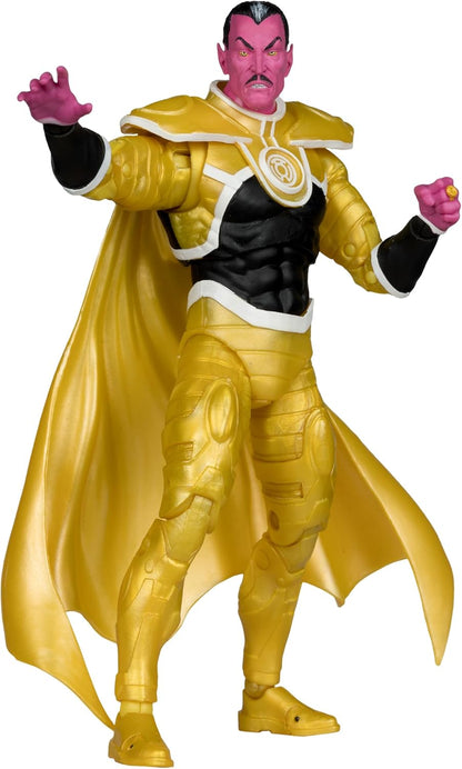 Sinestro Parallax Gold Label Figura de Acción Green Lantern Mcfarlane Toys 18 Cm