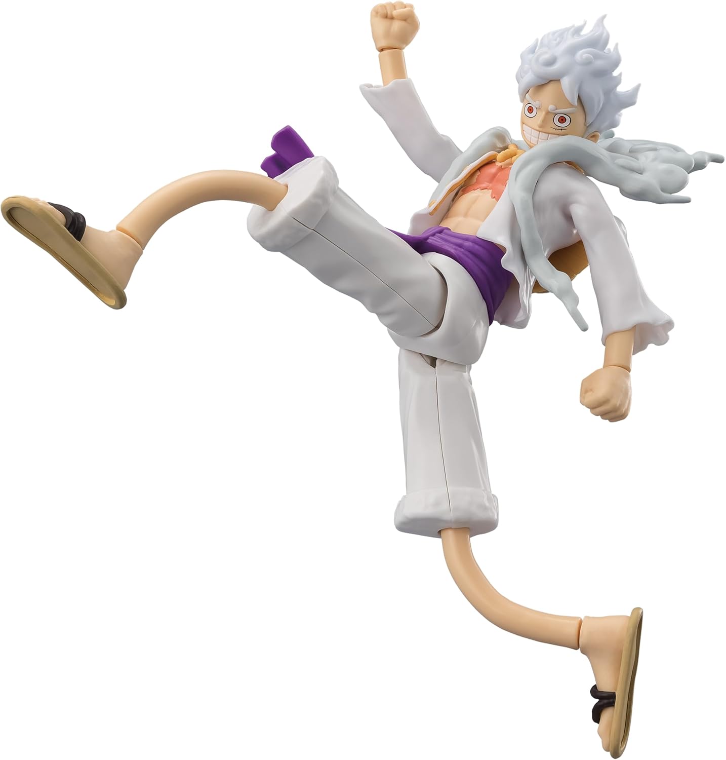 Monkey D Luffy Gear 5 Figura Acción One Piece Anime Heroes Bandai 16 Cm