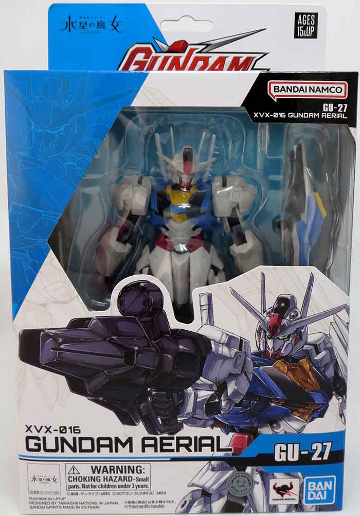 Gundam Aerial GU 27 Figura de Accion Gundam Universe Bandai 16 cm