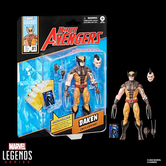 Daken Wolverine Figura De Acción Dark Avengers Marvel Legends Retro 15 Cm