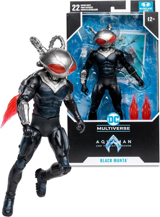 Black Manta Figura De Acción Aquaman 2 The Lost Kingdom Dc Mcfarlane Toys 19 Cm