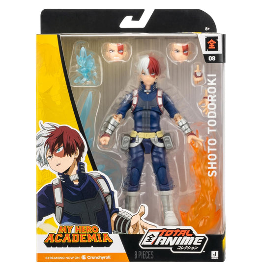 Shoto Todoroki Figura de Acción My Hero Academia Total Anime Jazwares 15cm