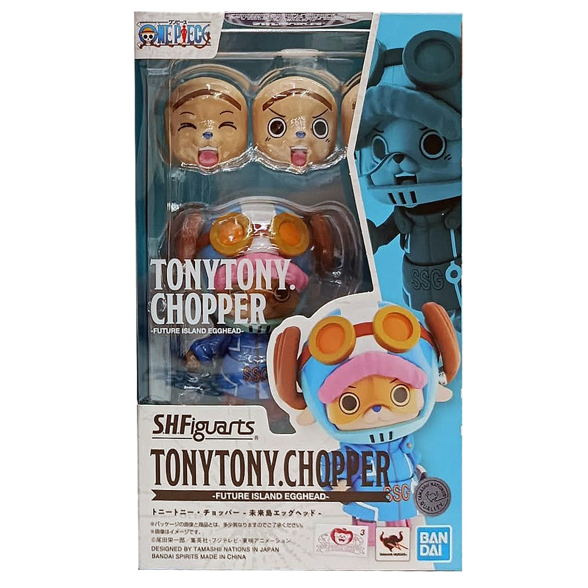 Tony Tony Chopper Future Island Egghead Figura De Acción One Piece Sh Figuarts Bandai 9 Cm