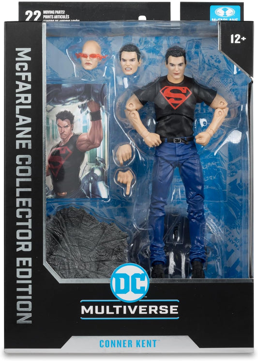 Conner Kent Figura De Acción Super Boy Teen Titans Dc Multiverse Collector Edition Mcfarlane Toys 18 cm