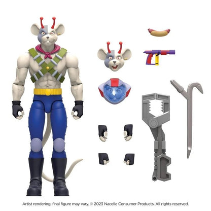 Vinnie Figura de Acción Motorratones Biker Mice from Mars Nacelle 18 Cm