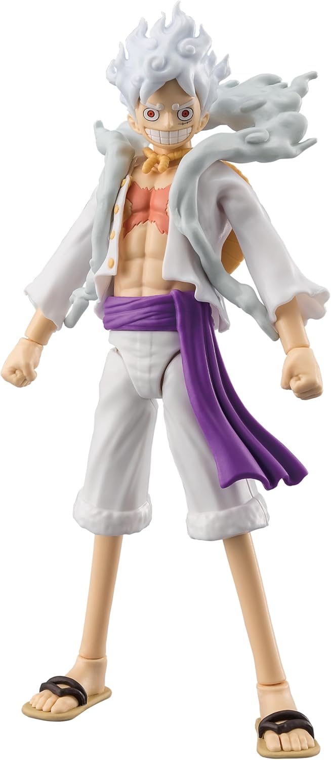 Monkey D Luffy Gear 5 Figura Acción One Piece Anime Heroes Bandai 16 Cm
