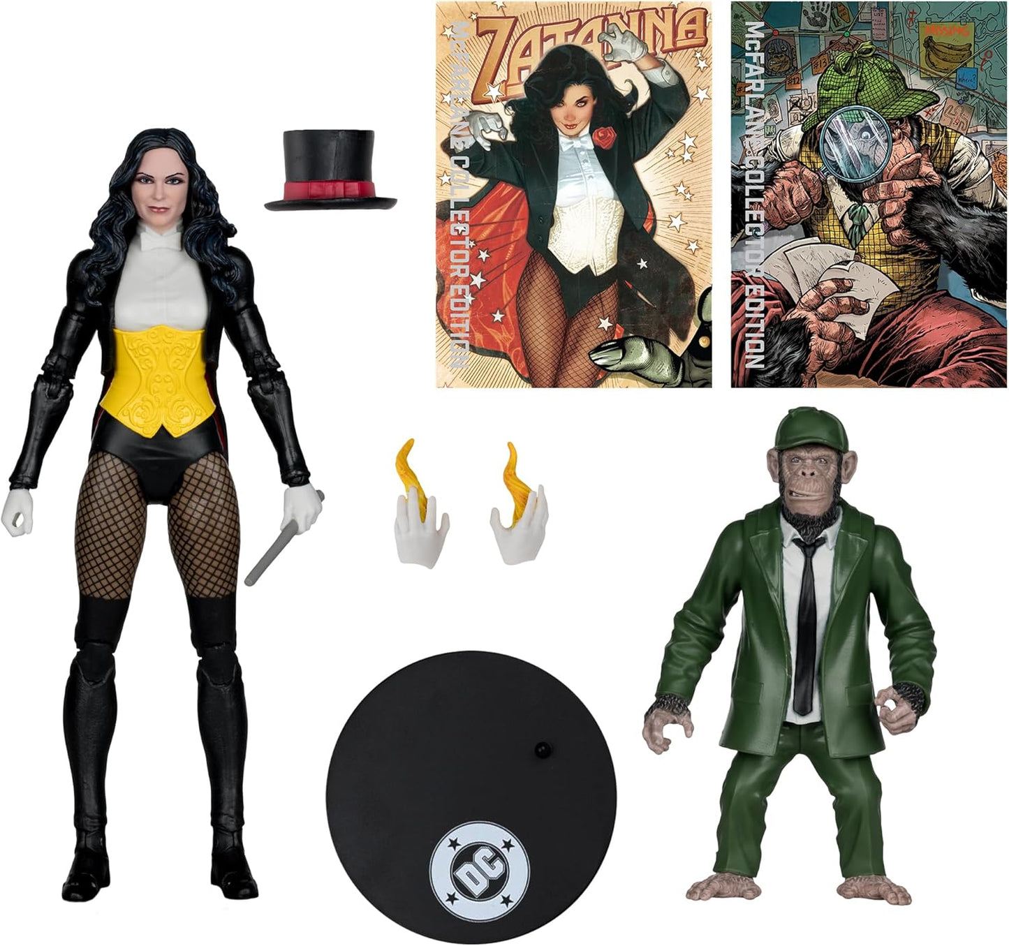 Zatanna Figura De Acción Dc Classic Collector Edition Dc Multiverse Mcfarlane Toys 18 Cm