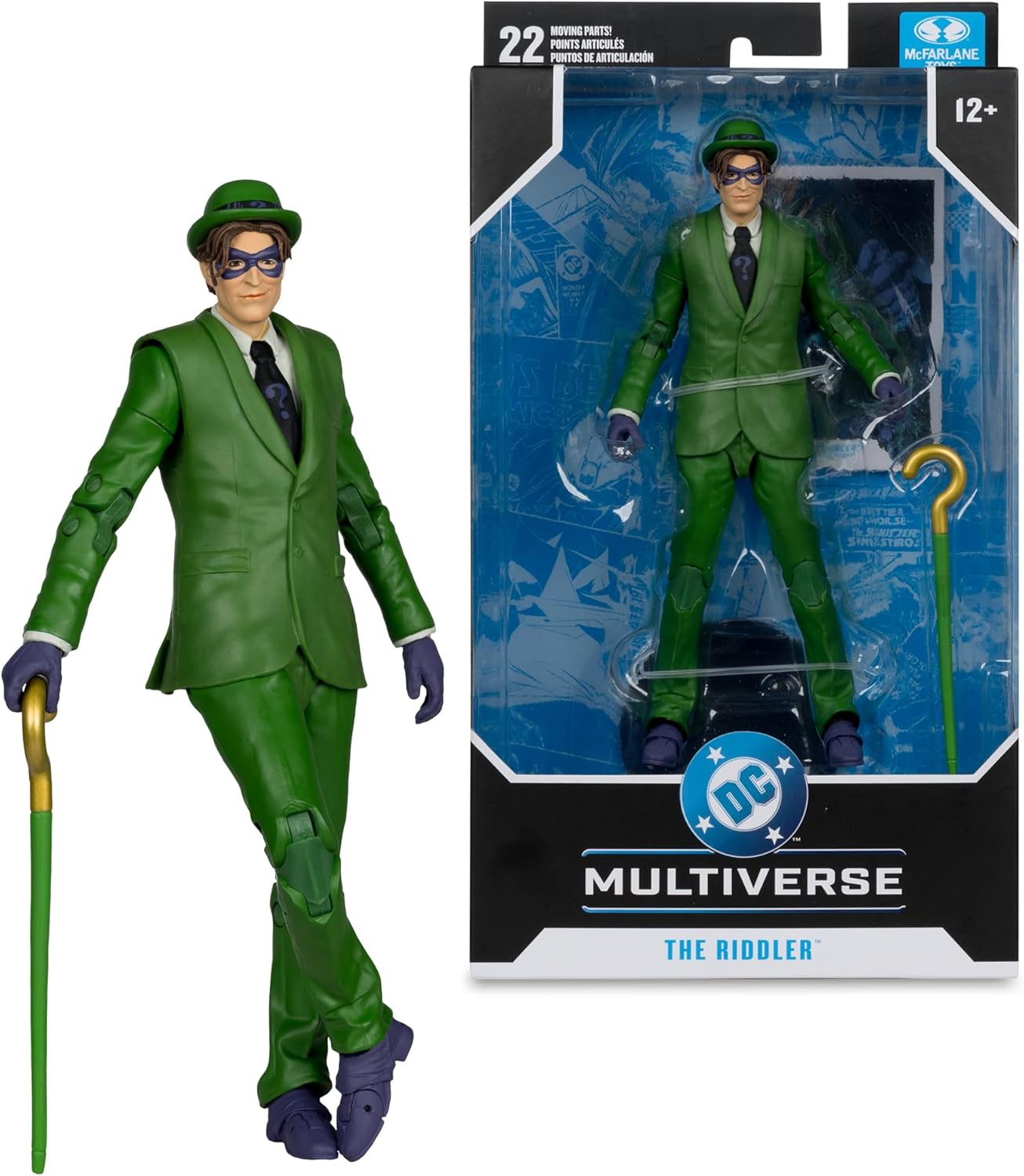 The Riddler Figura De Acción Batman Hush Dc Multiverse Mcfarlane Toys 18 cm