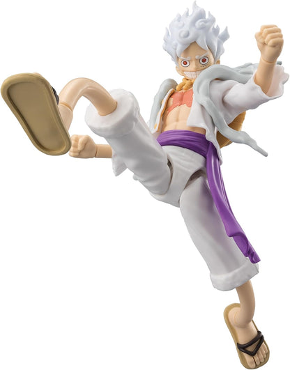 Monkey D Luffy Gear 5 Figura Acción One Piece Anime Heroes Bandai 16 Cm