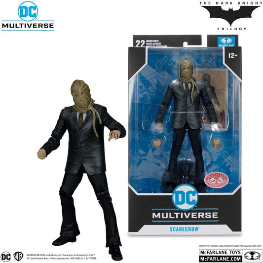 Scarecrow Platinum Edition Figura De Acción Batman Begins DC Multiverse Mcfarlane Toys 18 Cm
