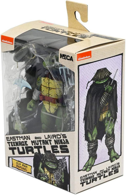 Old Man Raphael Figura de Acción Eastman and Lairds Teenage Mutant Turtles Mirage TMNT Neca 16 cm