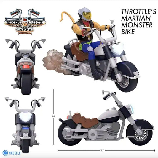 Throttle’s Martian Monster Bike Motorratón Biker Mice from Mars Nacelle 21 Cm