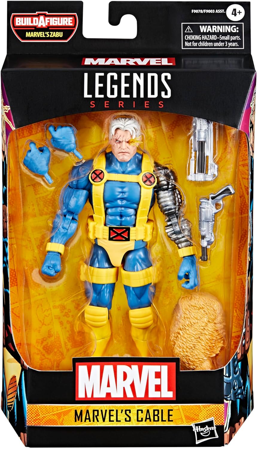Cable Figura de Acción Deadpool Marvel Legends Hasbro 16 Cm BAF Zabu