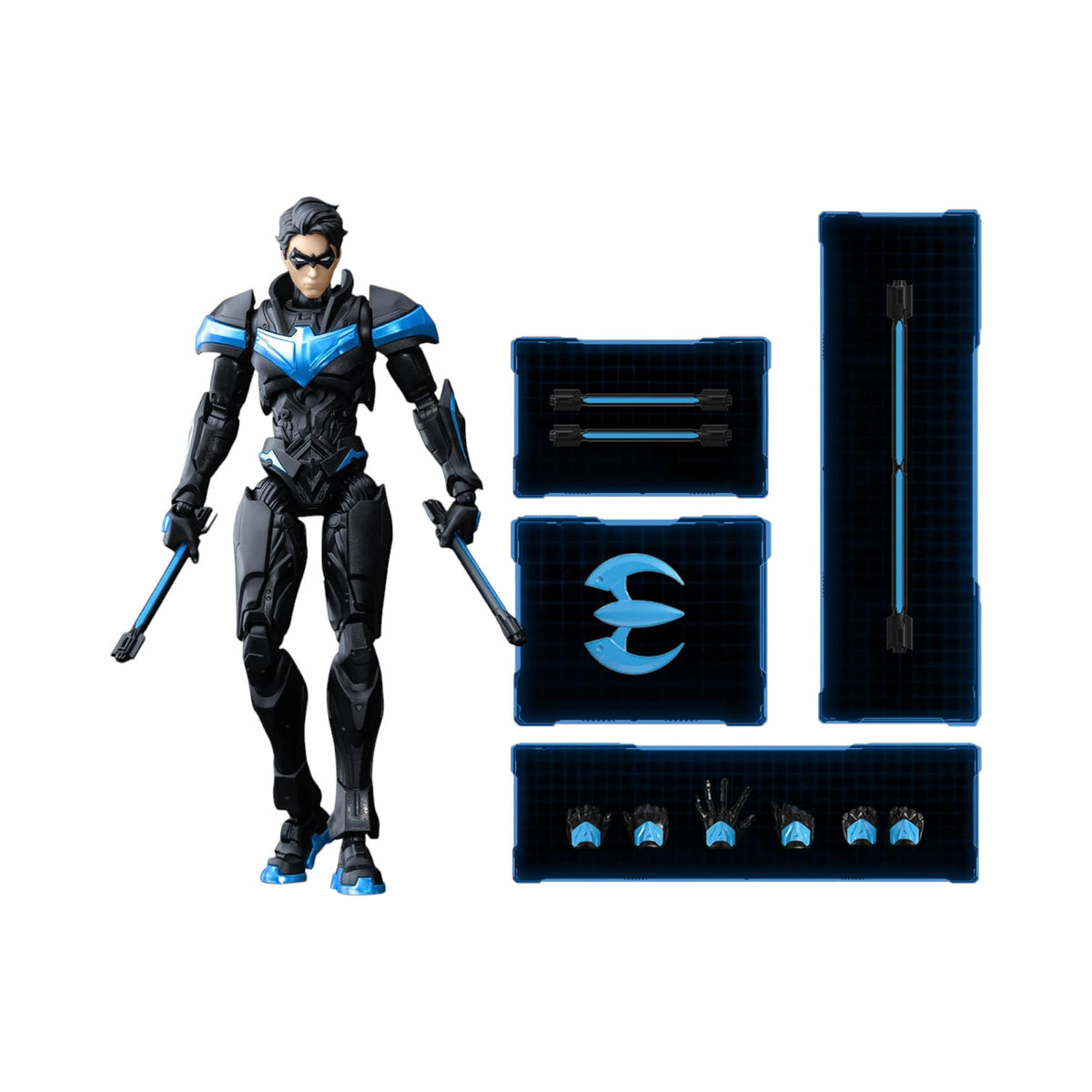 Nightwing Figura de Accion DC Batman Blokees Champion Class 15 Cm