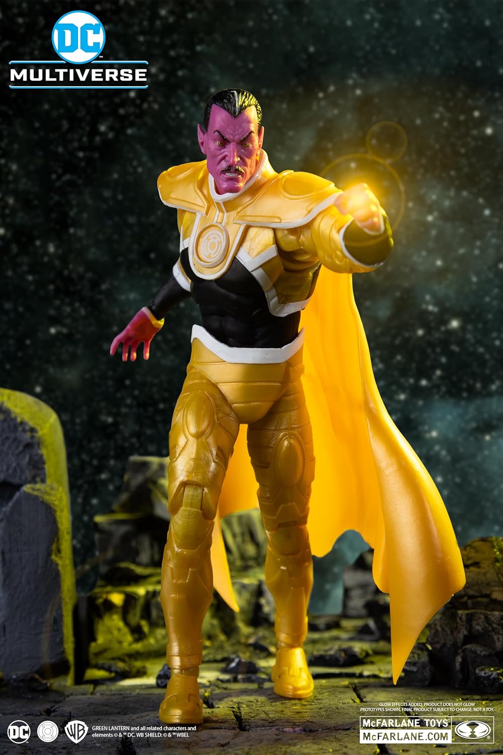 Sinestro Parallax Gold Label Figura de Acción Green Lantern Mcfarlane Toys 18 Cm
