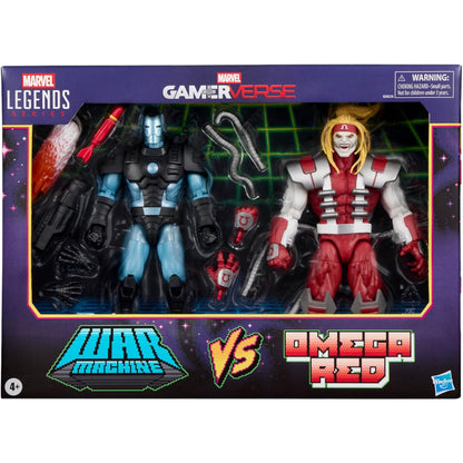 War Machine Vs Omega Red Pack Figuras Gamerverse Marvel Legends 16cm