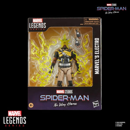 Electro Figura De Acción Spiderman No Way Home Marvel Legends Hasbro 16 Cm