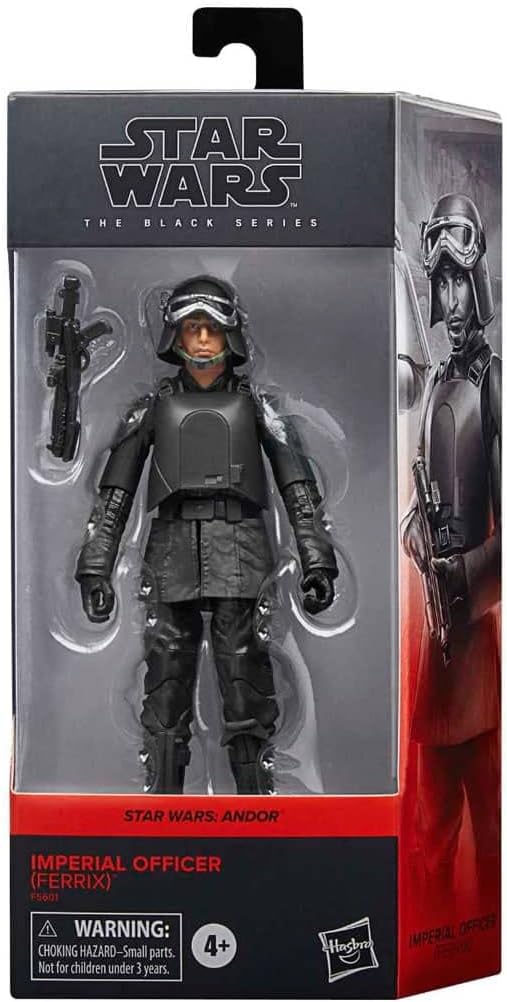 Imperial Officer Ferrix Figura De Acción Star Wars Andor The Black Series Hasbro 16 Cm