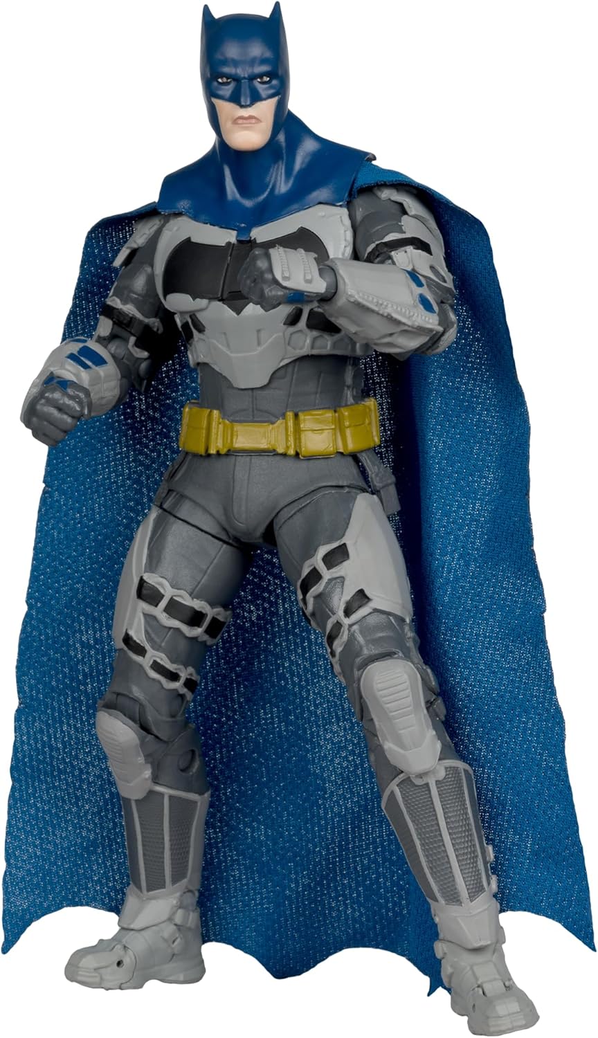 Batman Batfleck Blue/Grey Figura De Acción The Flash Movie Justice League Dc Mcfarlane Toys 18 Cm