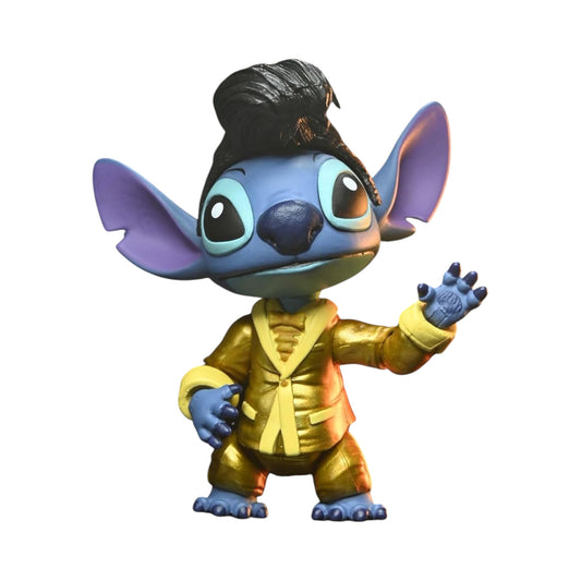 Elvis Gold Suit Stitch Figura De Acción Lilo & Stitch DIsney Neca Toys 11 Cm