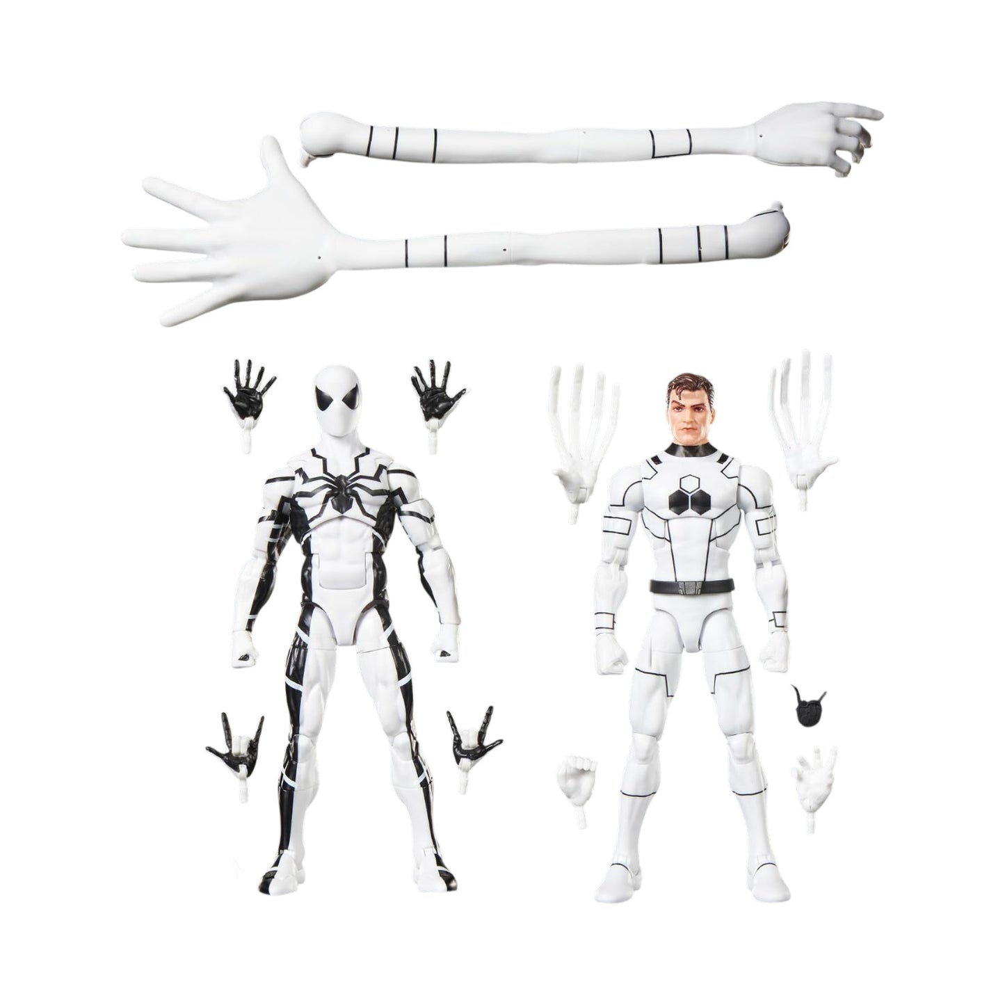 Mister Fantastic & Spiderman Pack Figura de Acción Future Foundation Fantastic 4 Marvel Legends 16 Cm