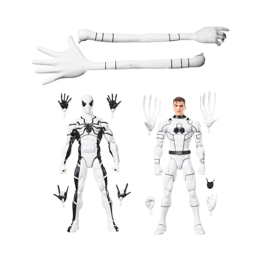 Mister Fantastic & Spiderman Pack Figura de Acción Future Foundation Fantastic 4 Marvel Legends 16 Cm