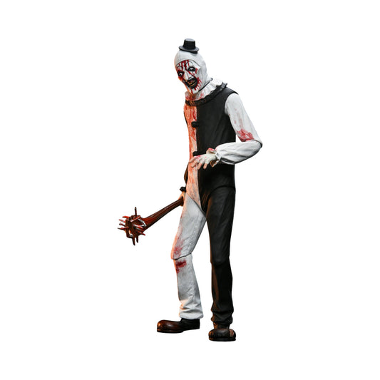 Art The Clown Blood Splatered Figura De Acción Terrifier 2 Neca Ultimate 18 Cm