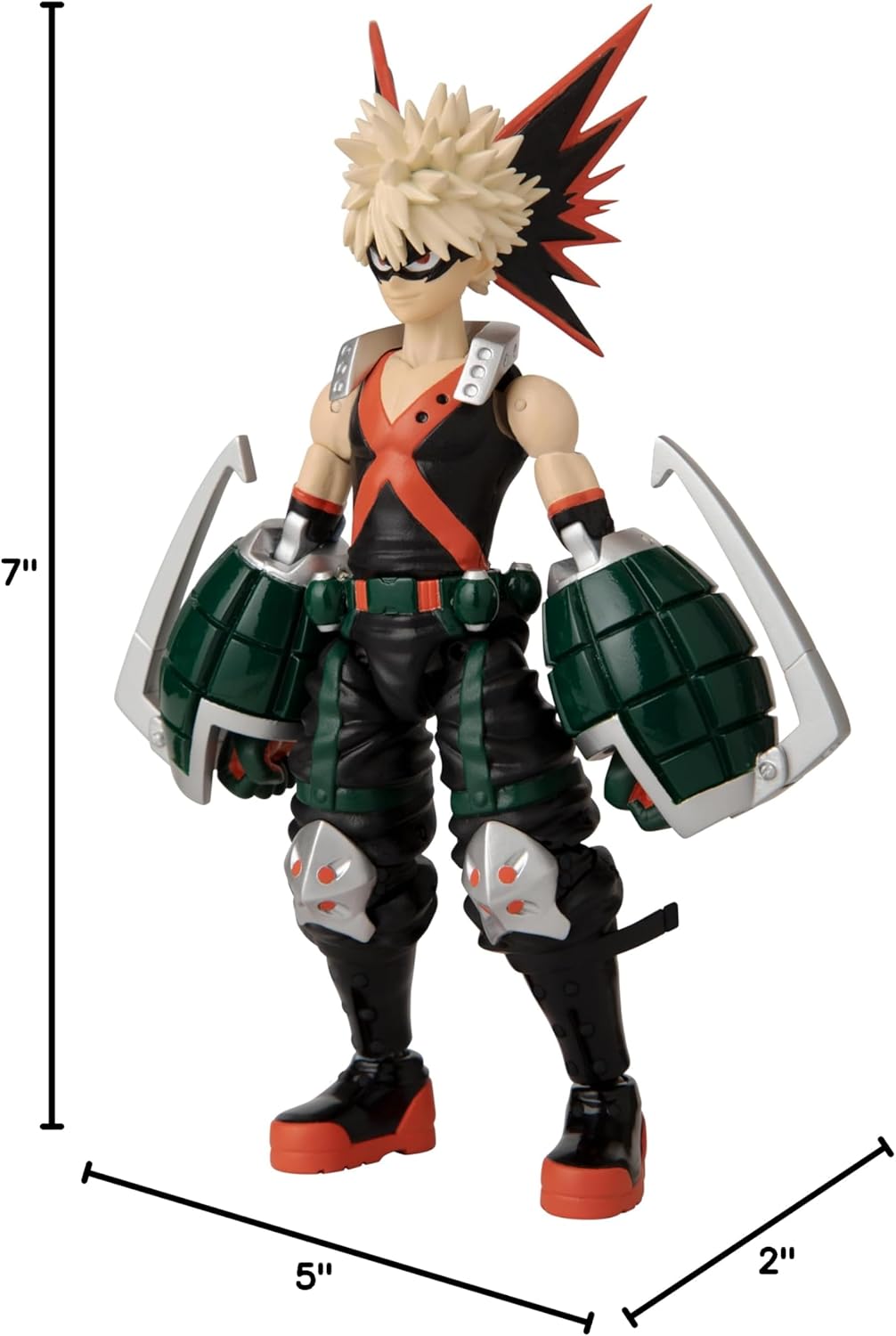 Katsuki Bakugo Figura de Acción My Hero Academia Anime Heroes Bandai 15cm